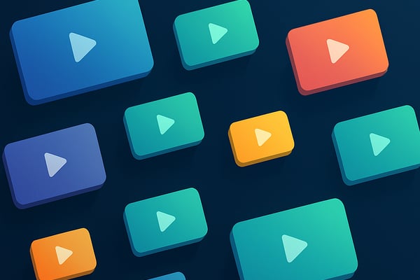 Grid of streaming titles